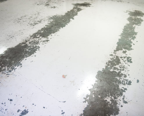 Garage Floor Painting Before