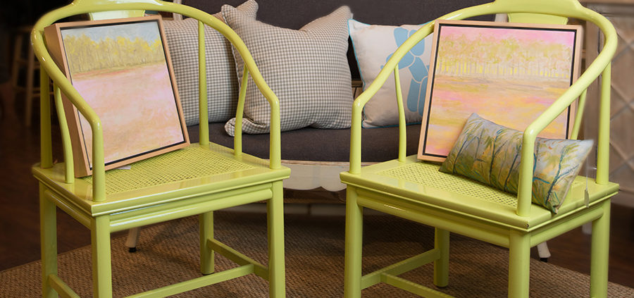Painted Furniture Green Chairs