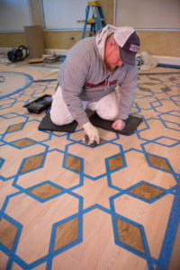 decorative floor process