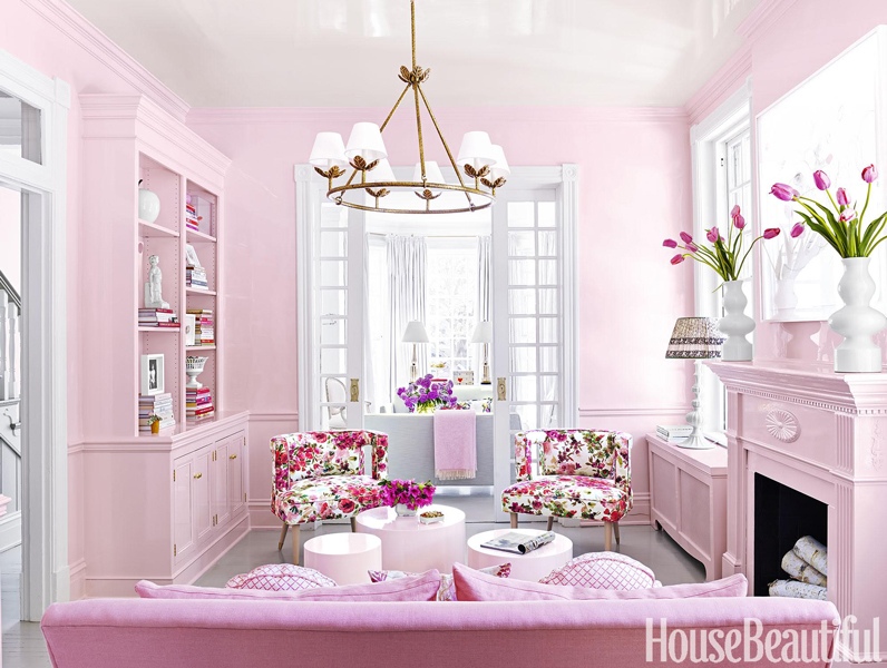 Richmond Townhouse Pink Parlor - House Beautiful