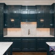 Painted Cabinets Dark Blue
