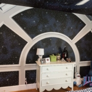 Star Wars Space Ship View Mural