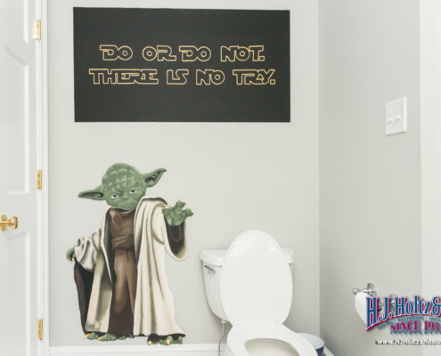 Star Wars Yoda Mural