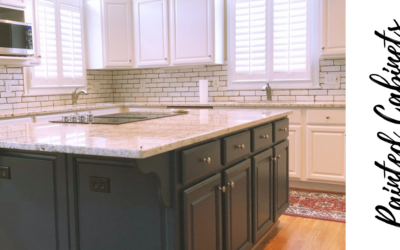 FRESHLY PAINTED CABINETS BRIGHTEN, ENLIVEN ANY LIVING SPACE